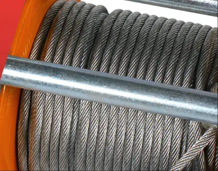 Pure steel rope guide frame